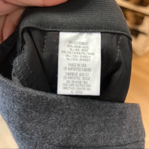 THEORY wool blend grey pants size 2 - Picture 5 of 5